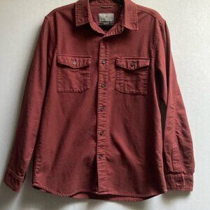 Royal Robbins Men's Casual Button Down Shirt - Rust Red